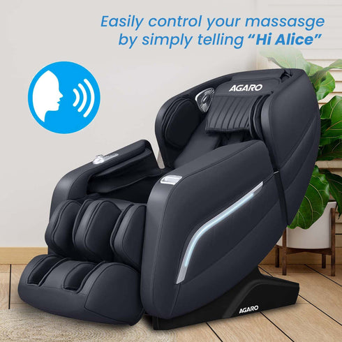 MC 7012 Full Body Massage Chair Zero Gravity - Black